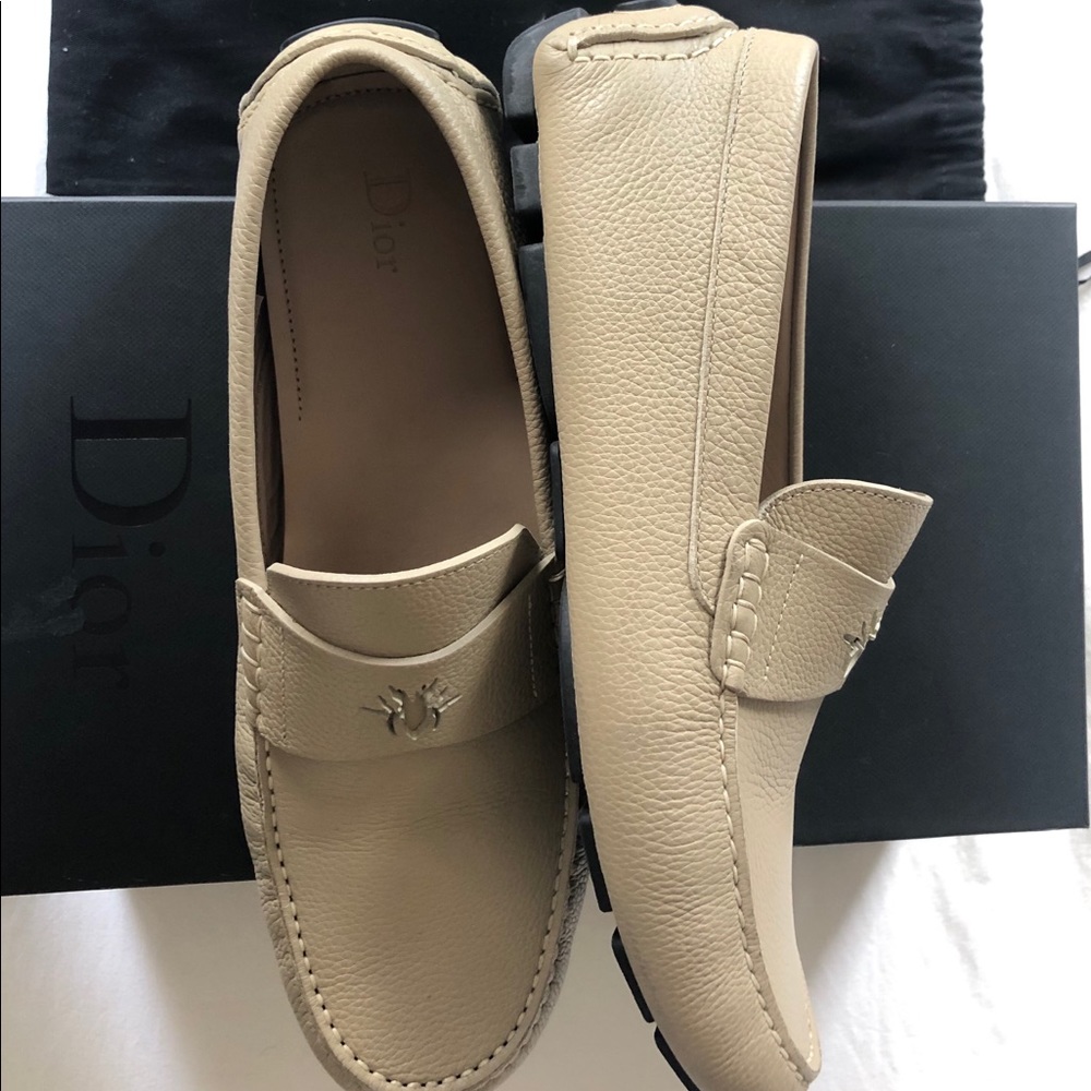 Only used once. Gorgeous men’s leather loafers.